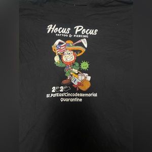 men’s large hocus pocus tattoo and piercing shirt